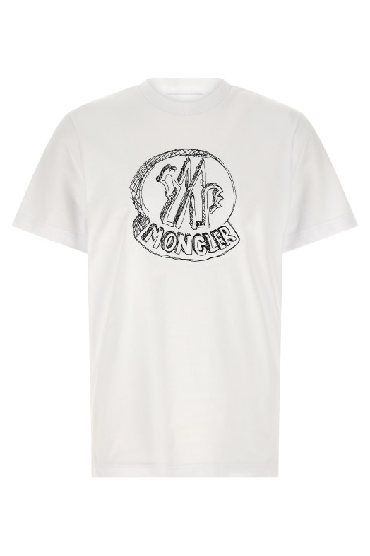 Embroidery t-shirt White