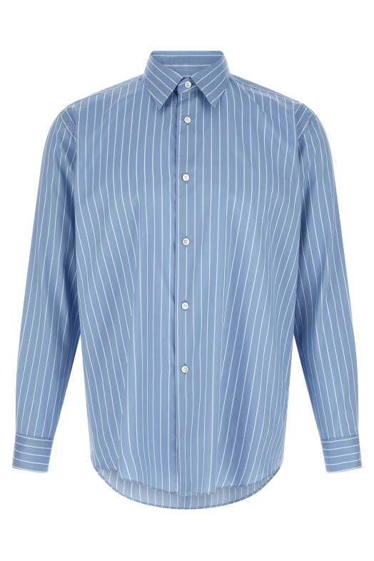 Cotton and silk shirt BLUE
