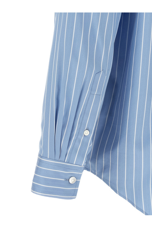 Cotton and silk shirt BLUE