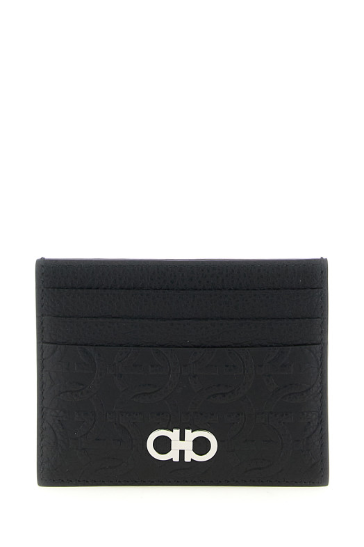 'Gancini' card holder Black