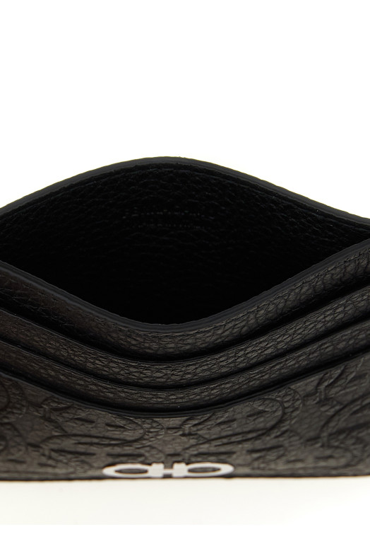 'Gancini' card holder Black