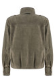Couture suede jacket Gray