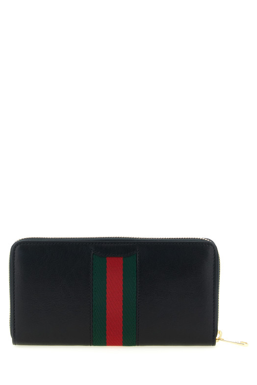 'Gucci Horsebit Web' wallet Black