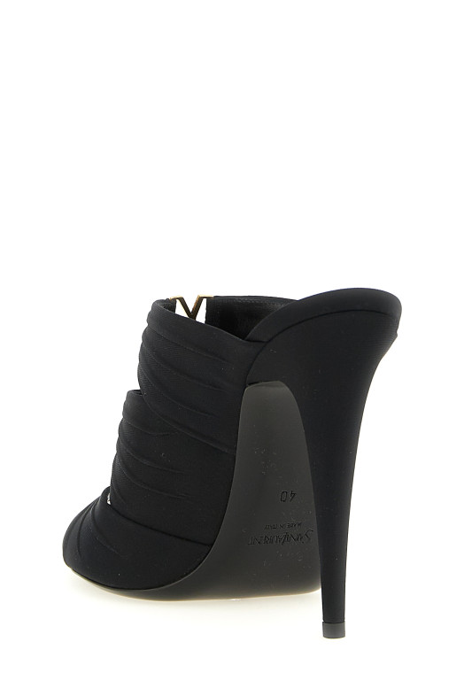 'Emilie' mules Black