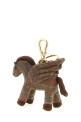 'Pegaso' keyring Brown