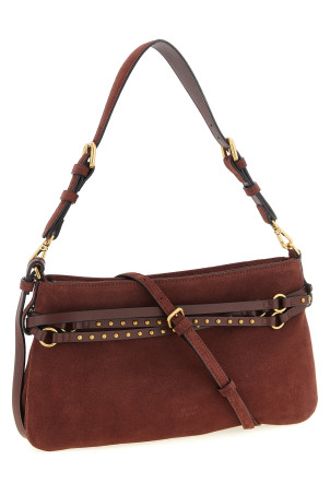 'Belt' medium shoulder bag Bordeaux