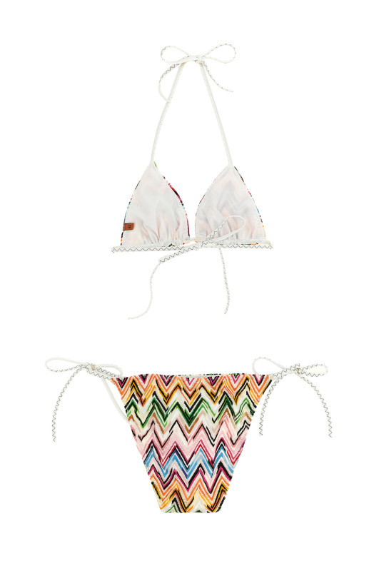 Zigzag lace bikini Multicolor