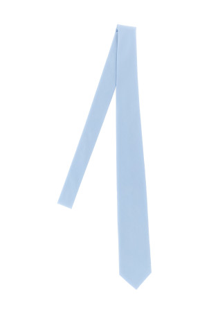 FINX washed twill tie BLUE