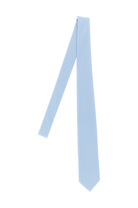 FINX washed twill tie BLUE