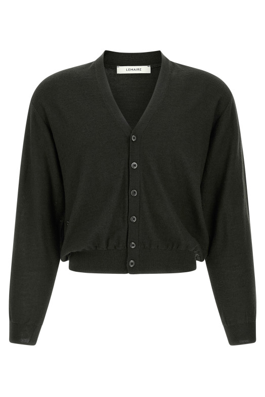 'Twisted' cardigan Black