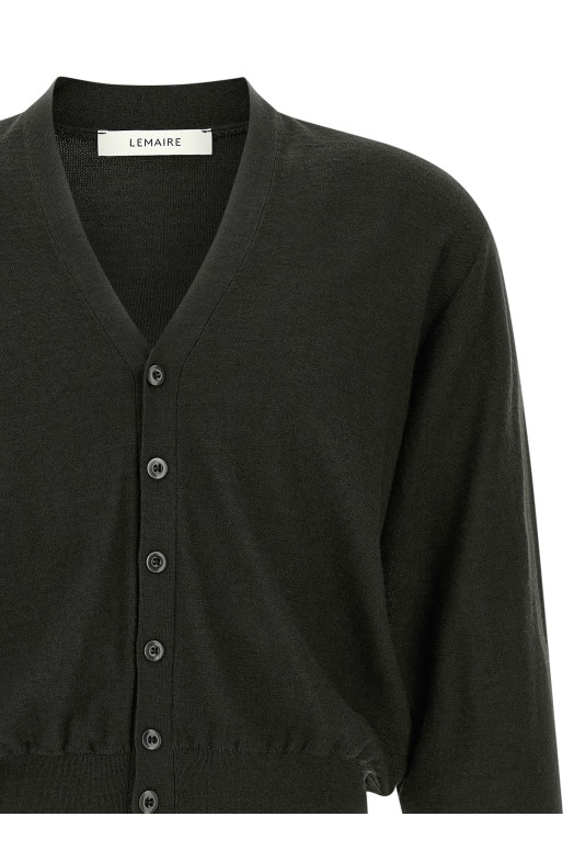 'Twisted' cardigan Black