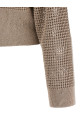 Cadrigan sequin mesh Beige