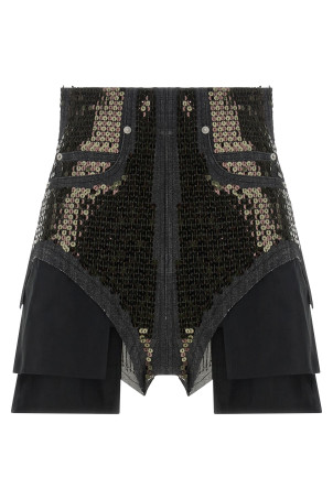 'Dirt Cuoffs' shorts Black