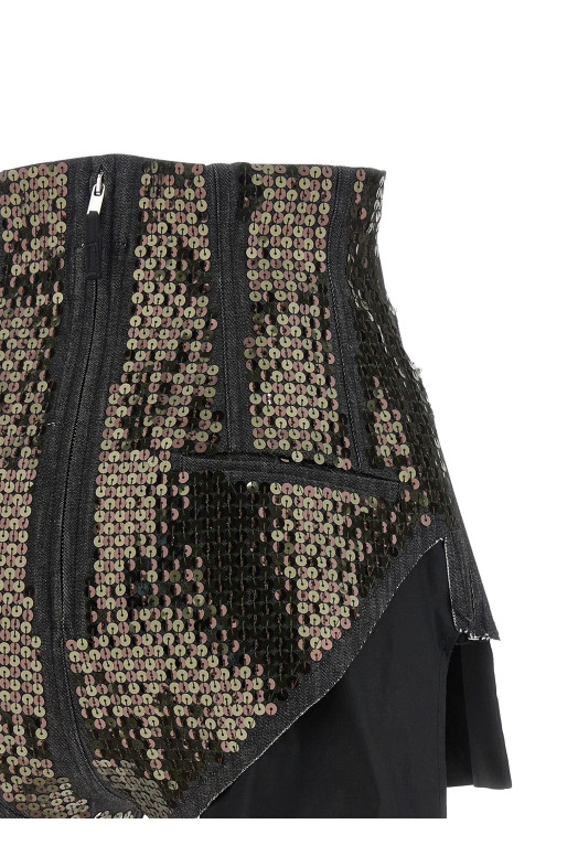 'Dirt Cuoffs' shorts Black