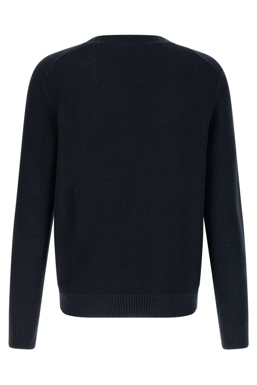 Diamond intarsia sweater Blue