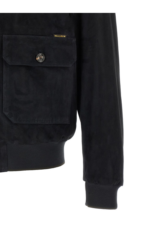 'Carlos' bomber jacket Blue