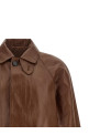 Vintage leather blouson Brown