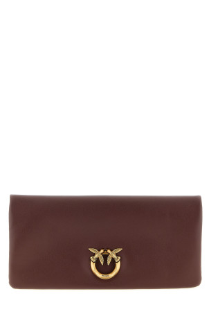 Medium 'Love Click Soft Horizontal' clutch bag Bordeaux