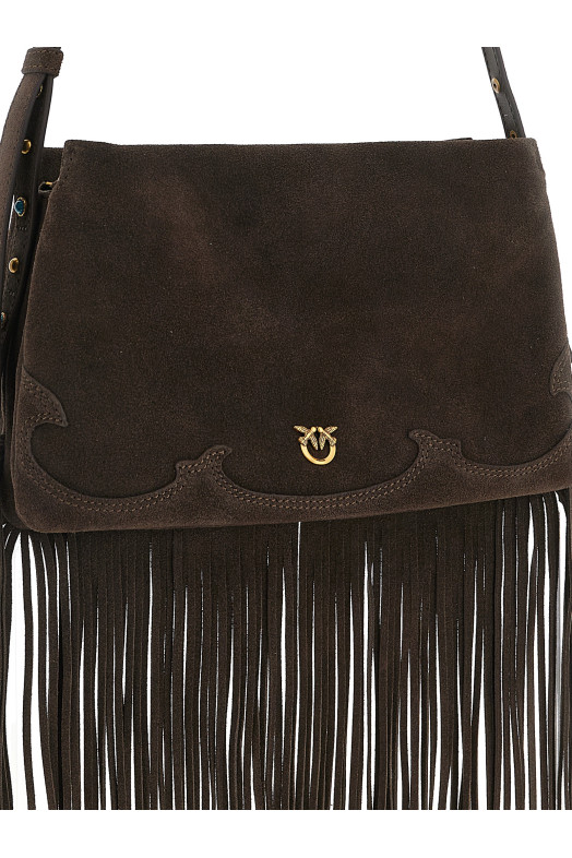 'One, Two, Three' small crossbody bag Brown