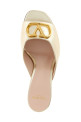 Valentino Garavani Vlogo Signature Sandals Gold