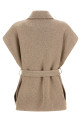 'Diamante' vest Beige