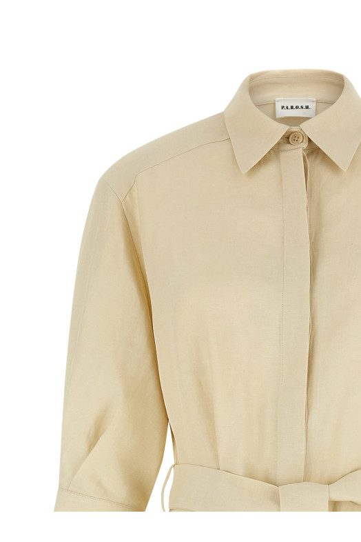 Chemisier dress Beige