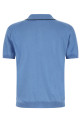 Cotton and silk polo shirt BLUE