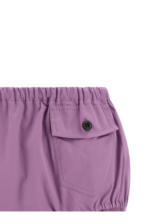 Poplin shorts Purple