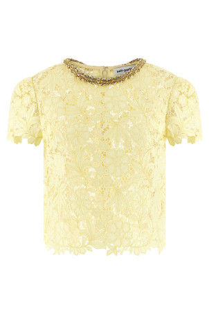 'Yellow Lace' top Multicolor