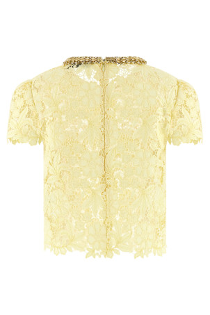 'Yellow Lace' top Multicolor