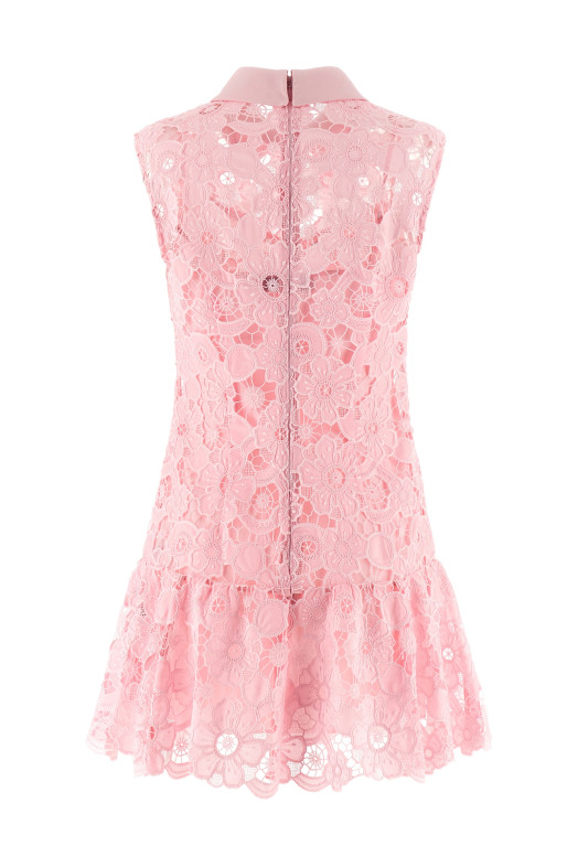 'Pink Lace collared' dress Pink