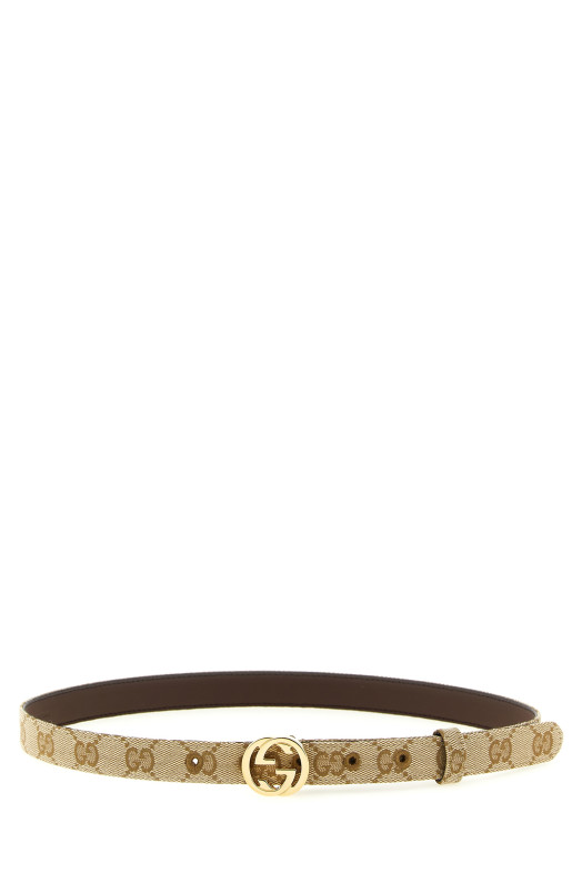 'Incrocio GG' belt Beige