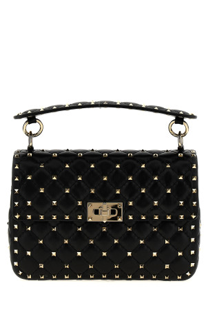 Valentino Garavani 'Rockstud Spike' shoulder bag Black