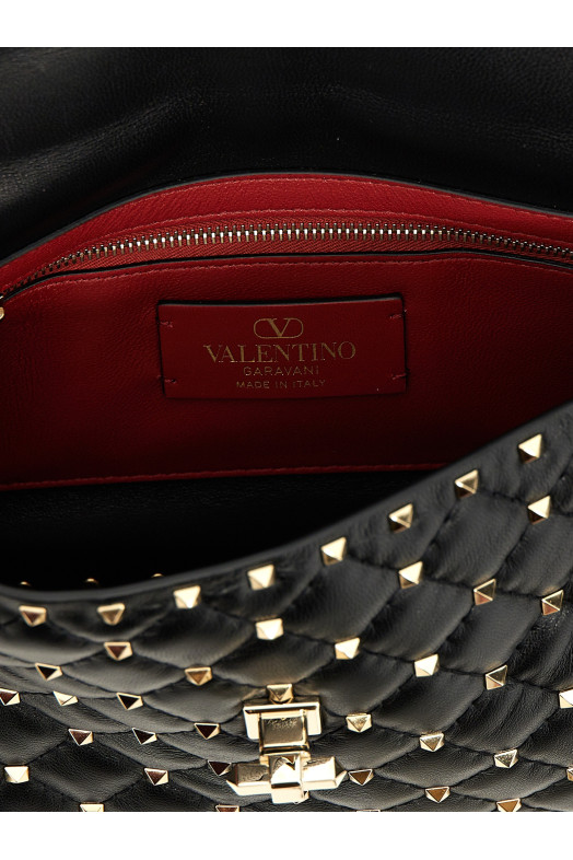 Valentino Garavani 'Rockstud Spike' shoulder bag Black