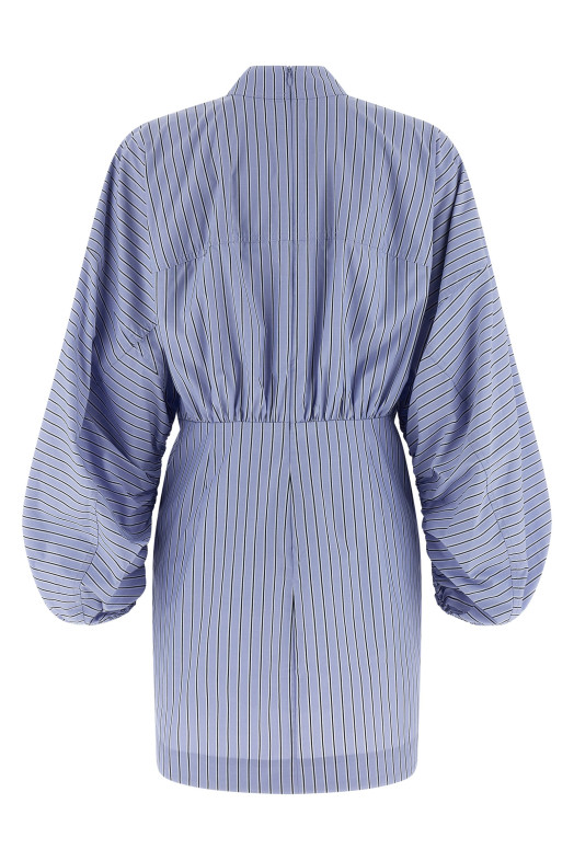 'Drawstring Stripe Mini' dress BLUE