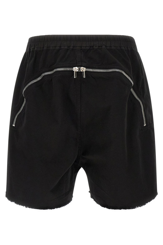 'Long Boxers Butt Zip' bermuda shorts Black