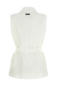 Linen vest White