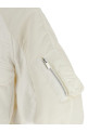 Hybrid bomber jacket White