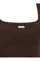'Lounge' tank top Brown