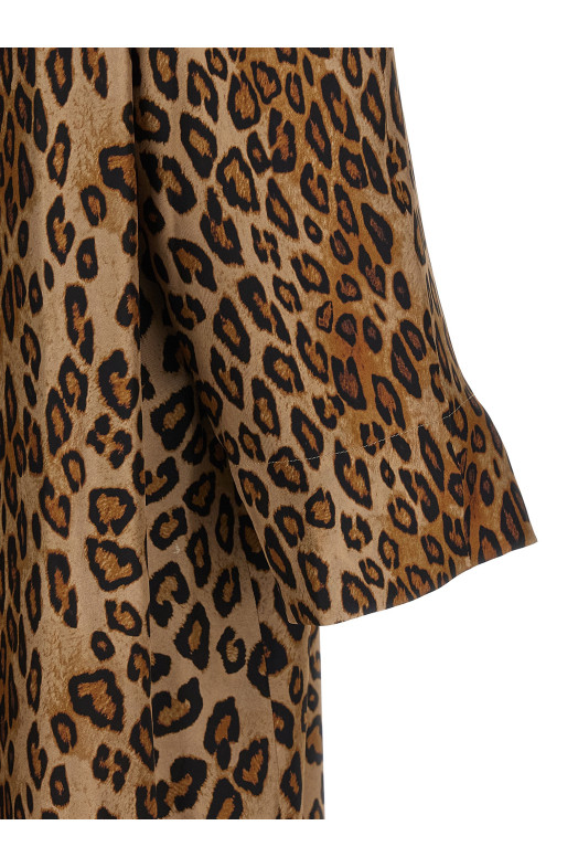 Silk trench coat Brown