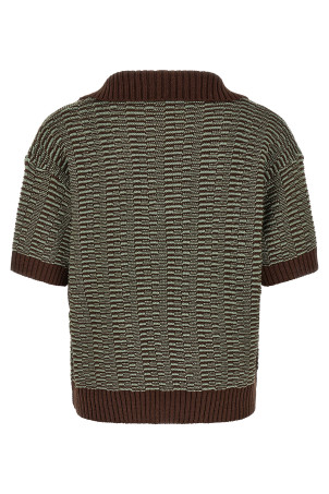 'Links' polo shirt Brown