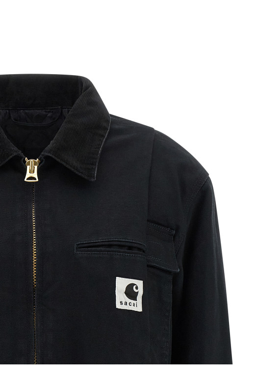 Sacai x Carhartt Wip capsule jacket Black