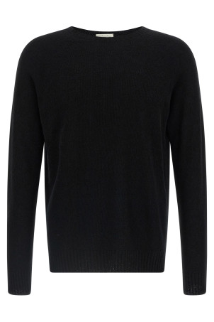 Spongy effect sweater Black