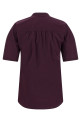 Lavallière collar shirt Purple