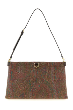 'Talk' mini clutch Brown