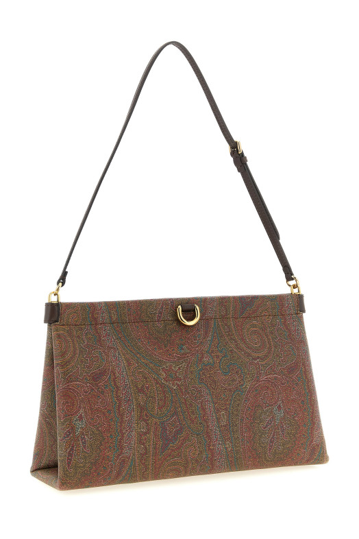 'Talk' mini clutch Brown