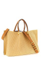 Shopping Valentino Garavani medium raffia Beige