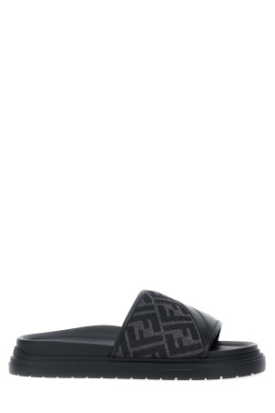 'Fendi Diagonal' sandals Black