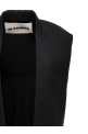 Довгий жилет з двох матеріалів, чорний JIL SANDER (J03AA0103JTN184001)