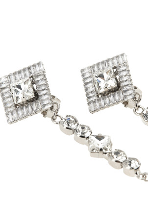 Pendant earrings Silver